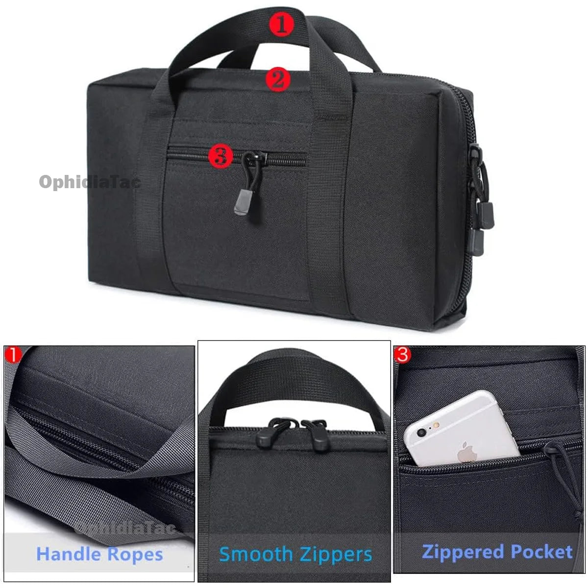 Hunting Storage Bags Shooting Range Bags Shooting Pistol Bags Pistol Compact Luggage Bags Holster Bags