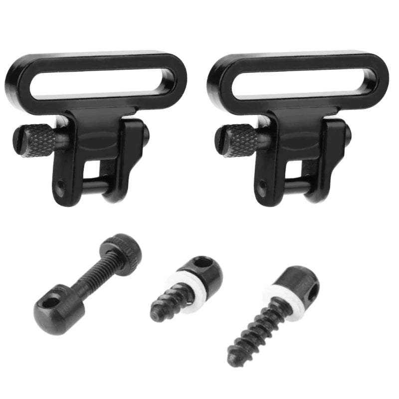 2 Point Sling Sling Mounting with 3 Sling Studs and Nut for Hunting, Sling Mounting Kits
