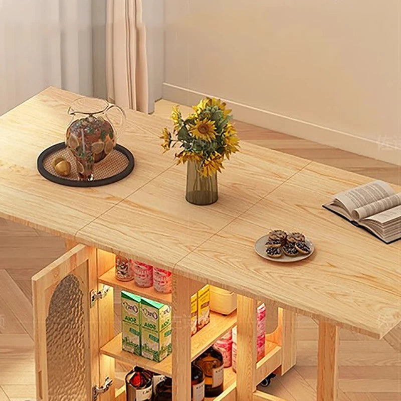 Modern Simple Dining Table Luxury Style Decoration Folding Tables Minimalist European Mesas Pegables Portatil Kitchen Furniture