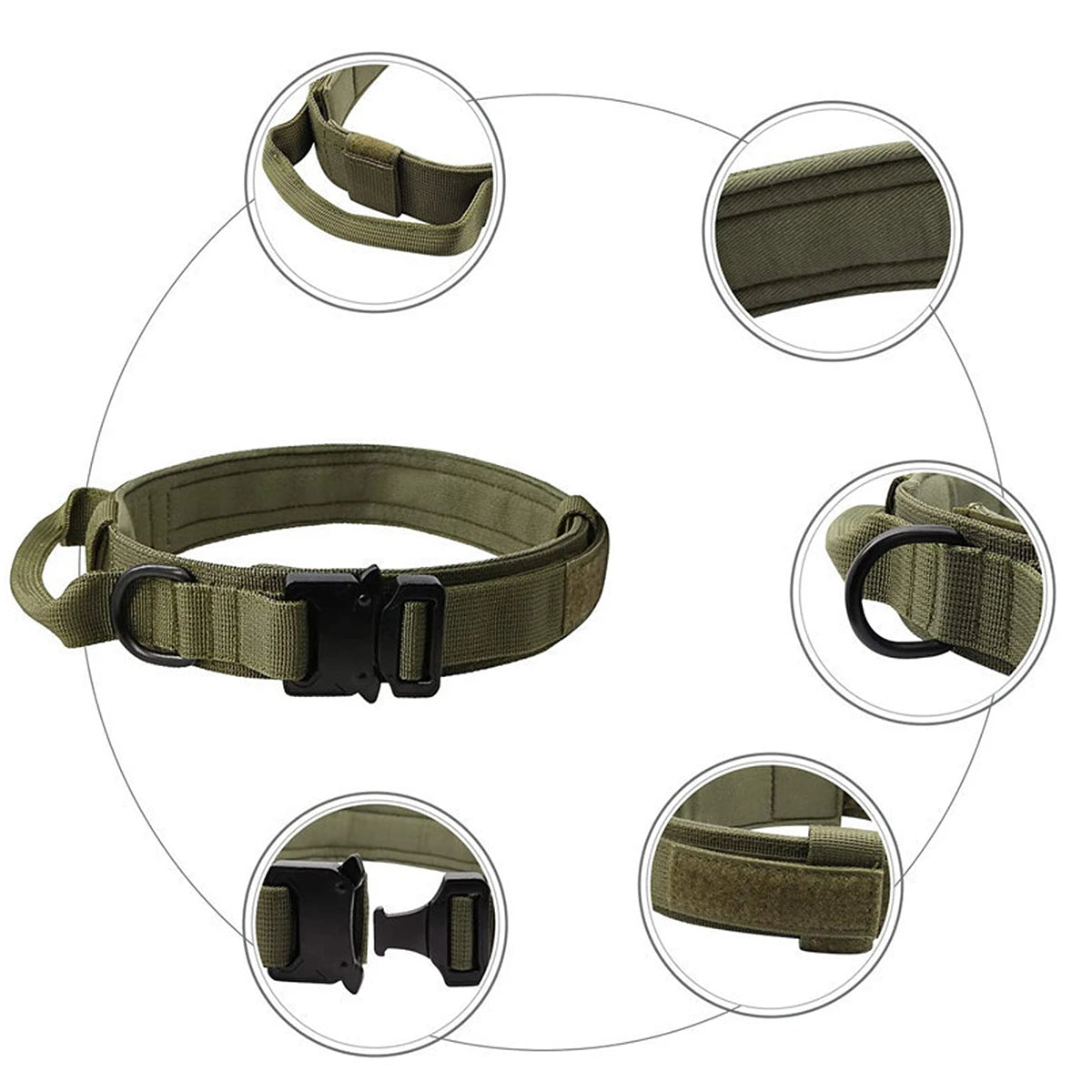 Pet Traction Rope Pet Walking Jogging Outdoor Training Adjustable Safety Nylon Pet Collar Pet Traction Rope Dog Accessories