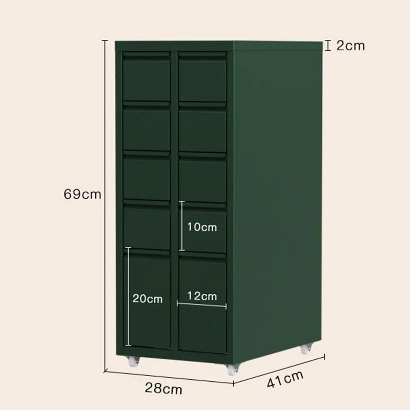 Luxury Living Room Cabinets Metal Storage Cabinet Entrance Hall Drawers Storage Locker Modern Home Aesthetic Bedroom Cabinets