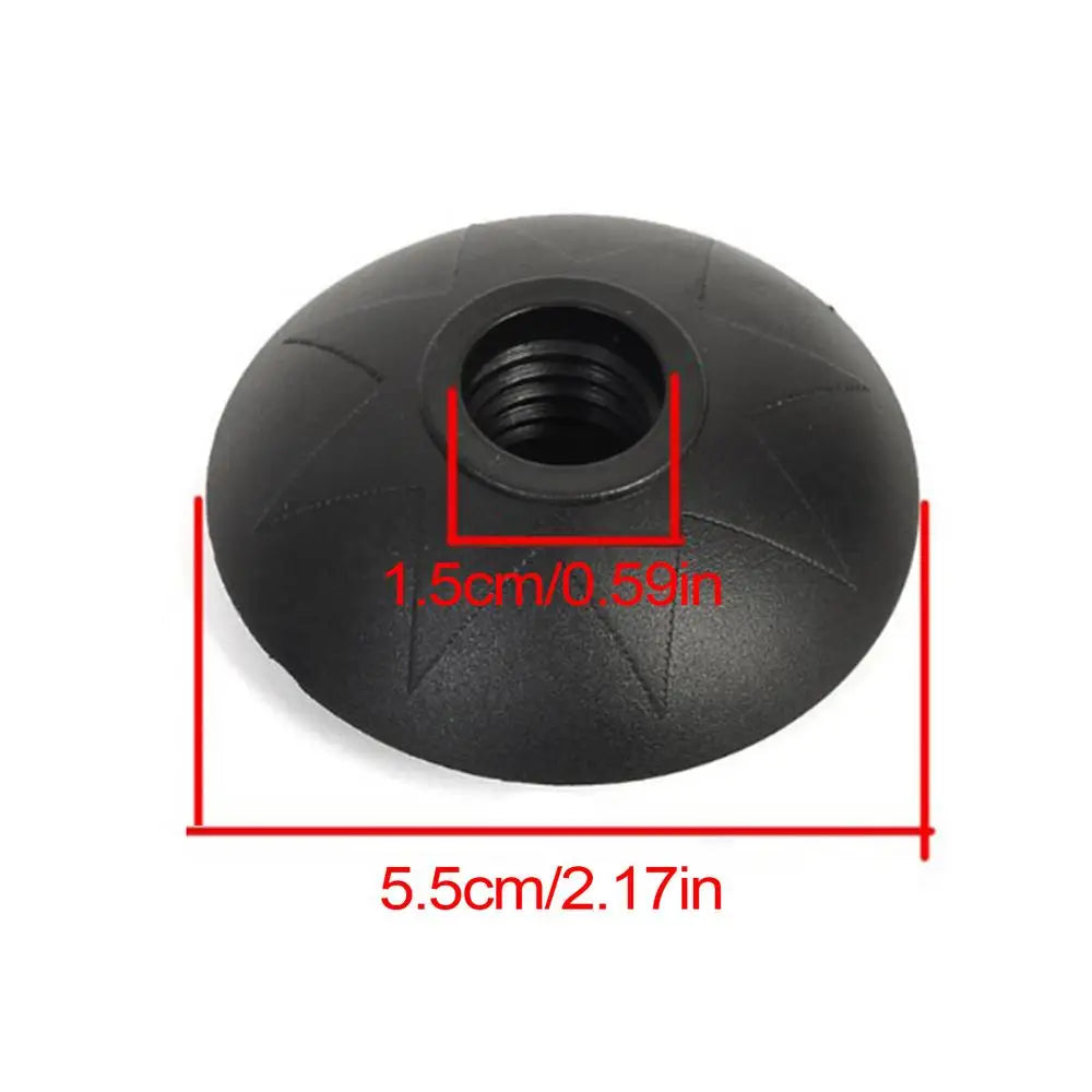 Trekking Poles Baskets 2X Round Snow Ski Mud Basket Tips Protector Hiking Pole Tips Walking Stick Replacement Accessory
