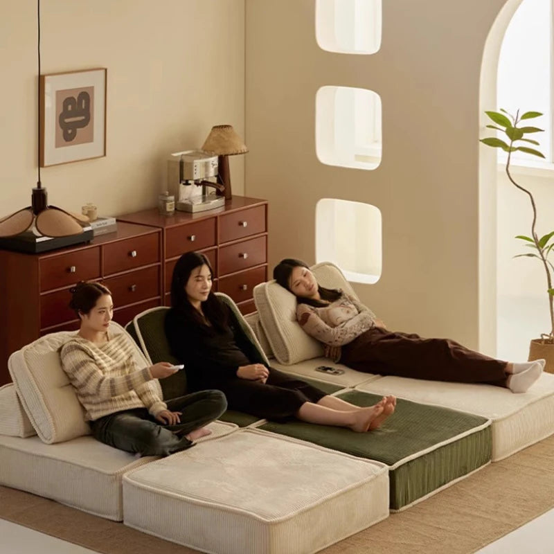 Modern Living Room Mattress Sofa Free Combination Module Creative Lazy Tatami Reading Comfortable Home Furniture Muebles FYLS