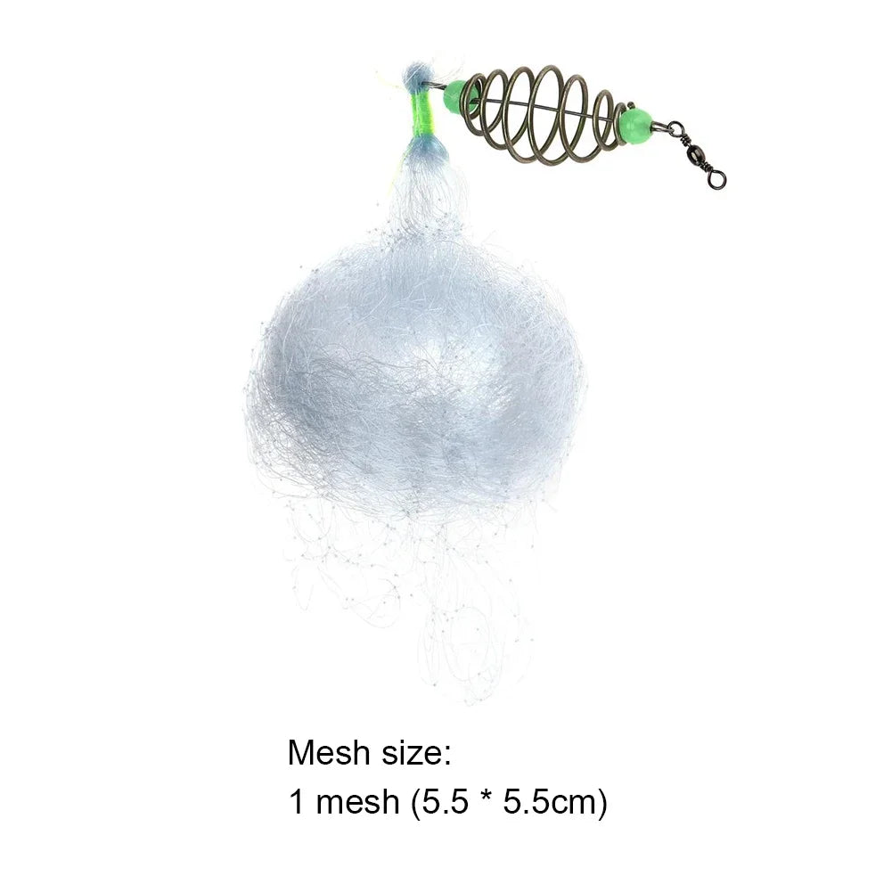 Trap Fishing Net Fishnet Floating Throwing Fishing Explosion Hook Mesh Accessory Outdoor Fish Tool for Fisherman