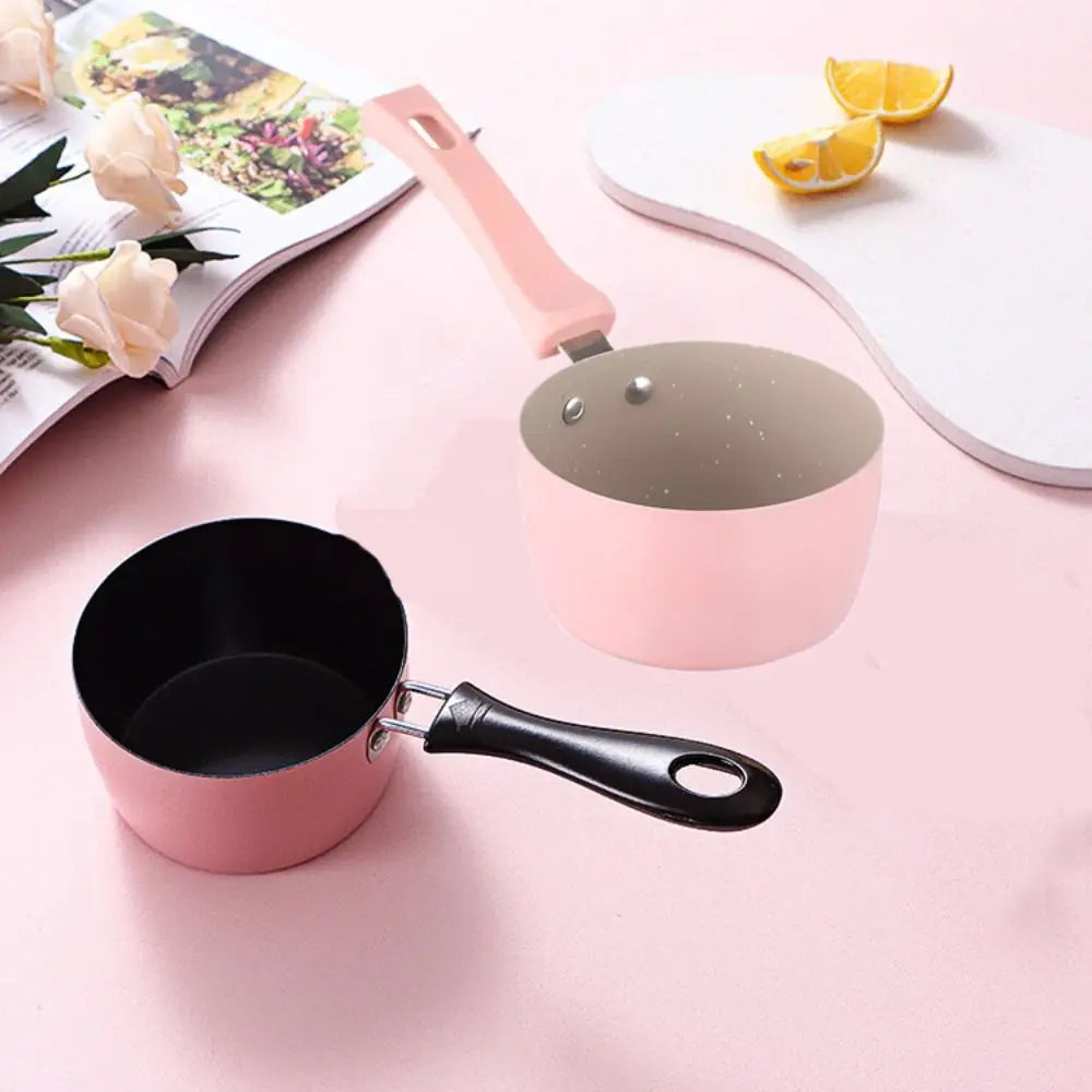 Kitchen Toy Non Stick Milk Pan Small Capacity Mini Saucepan Deepened Frying Pan Induction