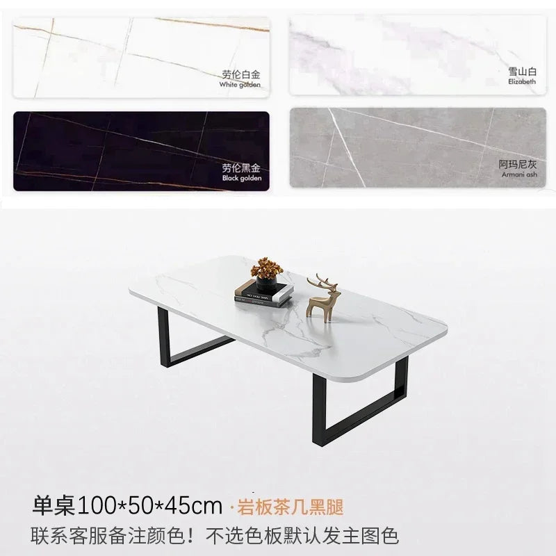 Rectangle Living Room Coffee Tables Floor Cheap Modern Simple Coffee Tables Large Outdoor Muebles De La Sala Home Decoration