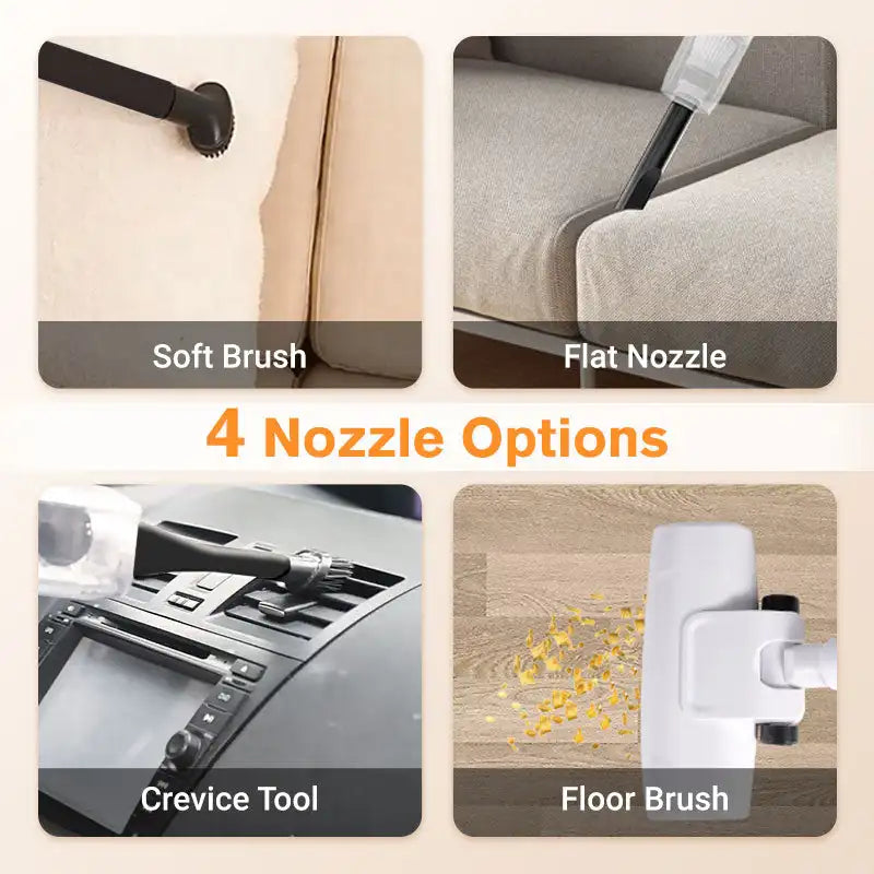 Multipurpose Cordless Vacuum Cleaner ForHousehold&Car High-Power Rechargeable Cleaning Machine Dry Wet Dual-use Portable Sweeper