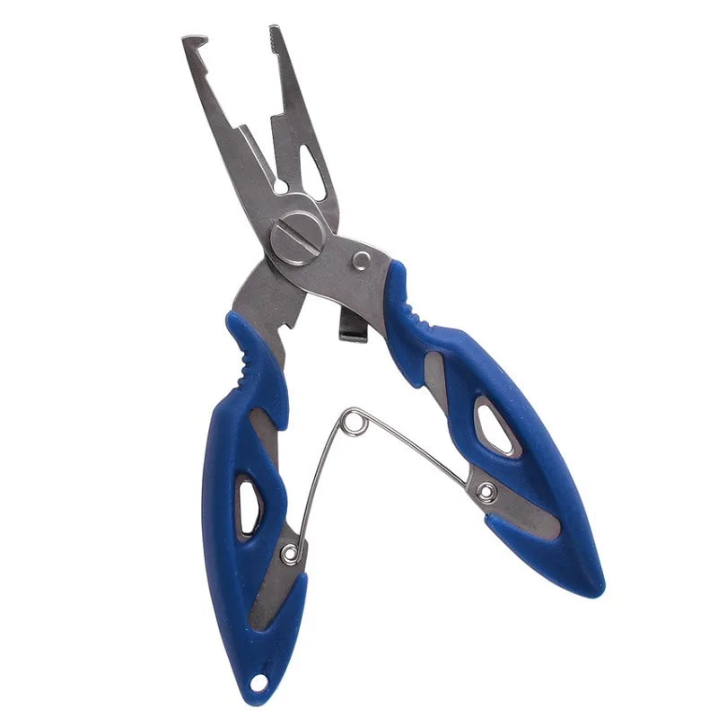 Fishing Pliers Tools Accessories for Goods Tackle Pliers Vise Knitting Flies Scissors Braid Set Fish Tongs Multifunction