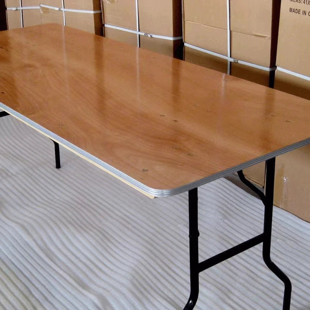 Foldable Epoxy Dinning Table Set Wooden Top for Hotel Wedding Rental Cheaper