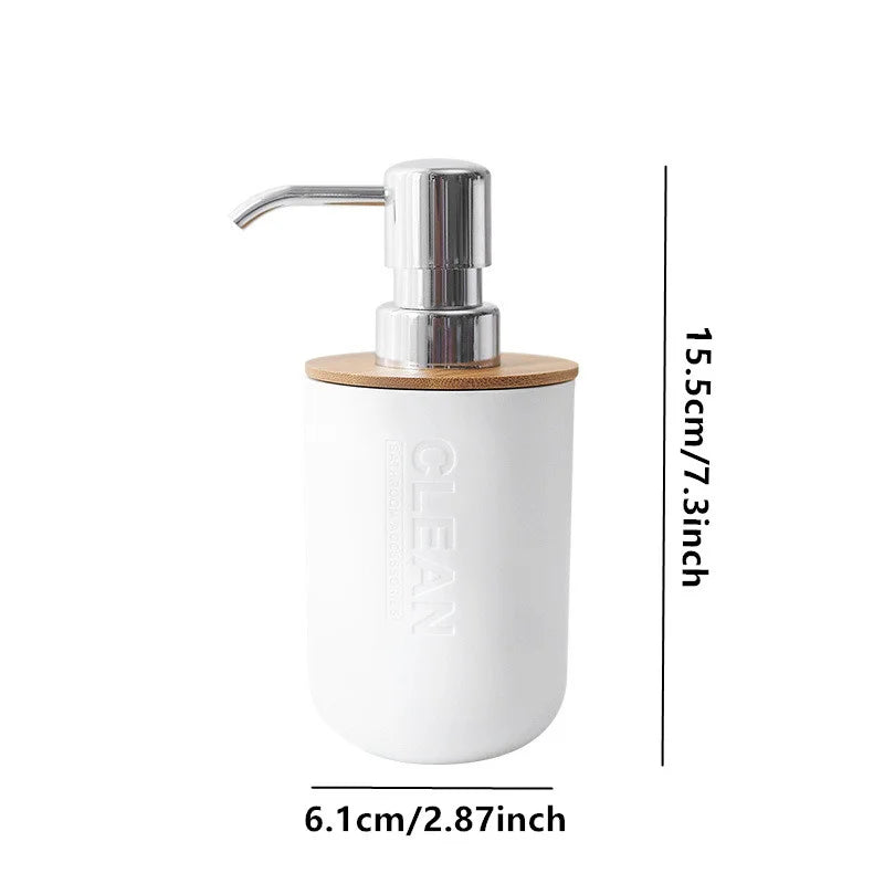 Bathroom Accessories Set Soap Dispenser Bottle Dish Washroom Toothbrush Holder Cup Suit Lotion Rack Toilet Brush Garbage Can