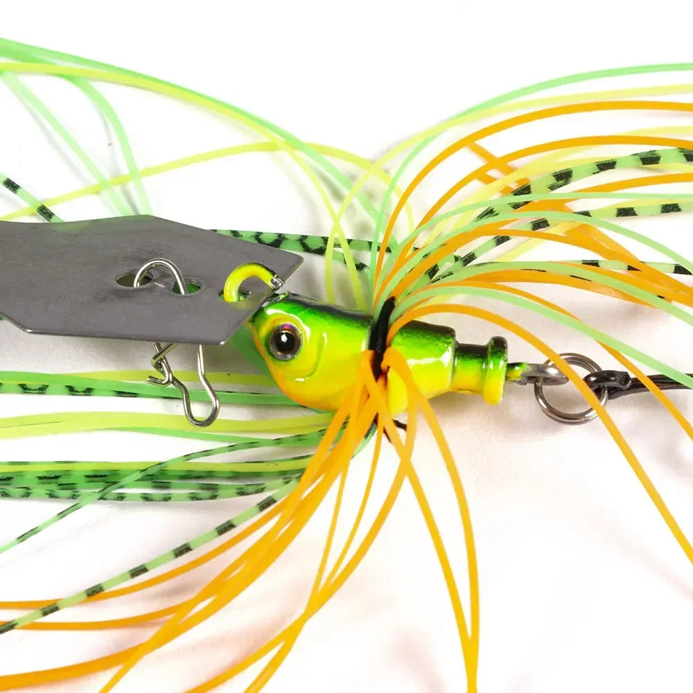 6 Pcs/Set Chatterbait Fishing Lures Kit Spinner Fishing Bait Weedless Buzzbait Wobbler Pesca Crankbait for Bass Pike Swimbait