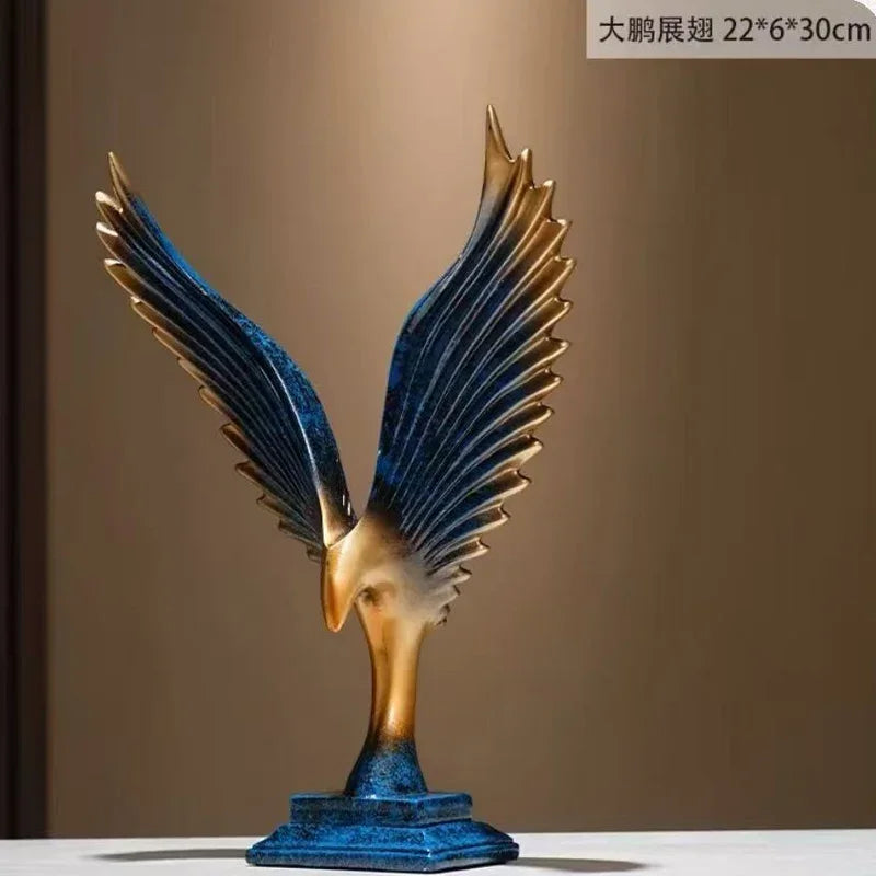 Creative Decor Sculptures Luxury Ornament Artistic Soft Decoration Modern Minimalist Living Room Office Wine Cabinet Decor