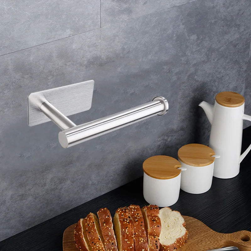 5-Piece Bathroom Hardware Set – Wall-Mounted Accessories Including Towel Bar, Hooks, and Toilet Paper Holder