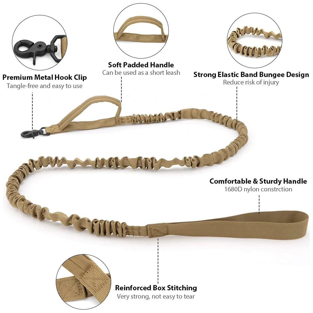 Pet Traction Rope Pet Walking Jogging Outdoor Training Adjustable Safety Nylon Pet Collar Pet Traction Rope Dog Accessories