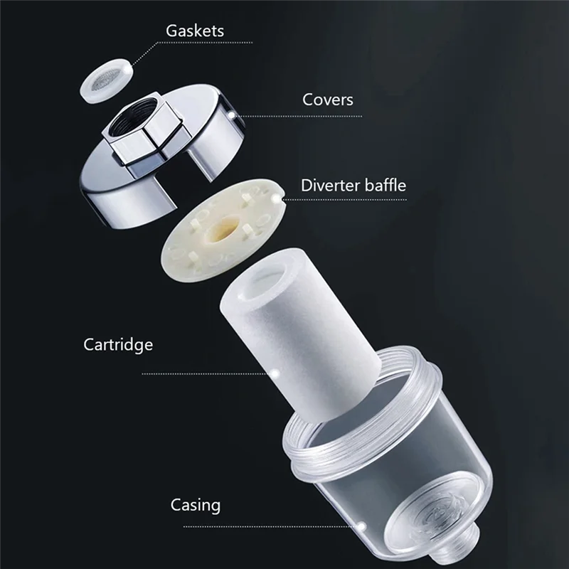 B59B-Water Outlet Purifier Kits Universal Faucet Filter Kitchen Bathroom Shower Household Filter PP Cotton
