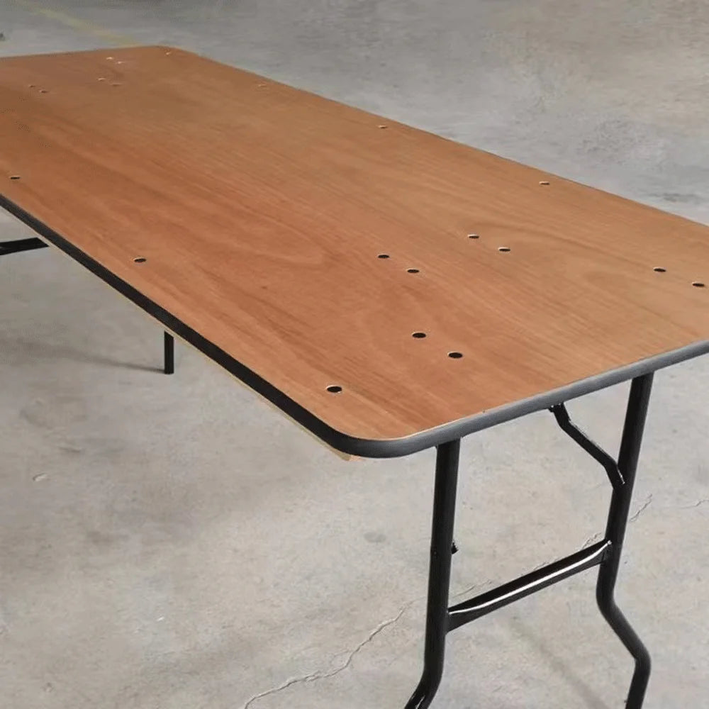 Foldable Epoxy Dinning Table Set Wooden Top for Hotel Wedding Rental Cheaper
