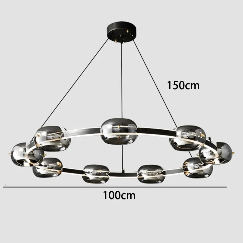 Modern home decor led lights pendant light lamps for living room Chandeliers for dining room hanging light indoor lighting