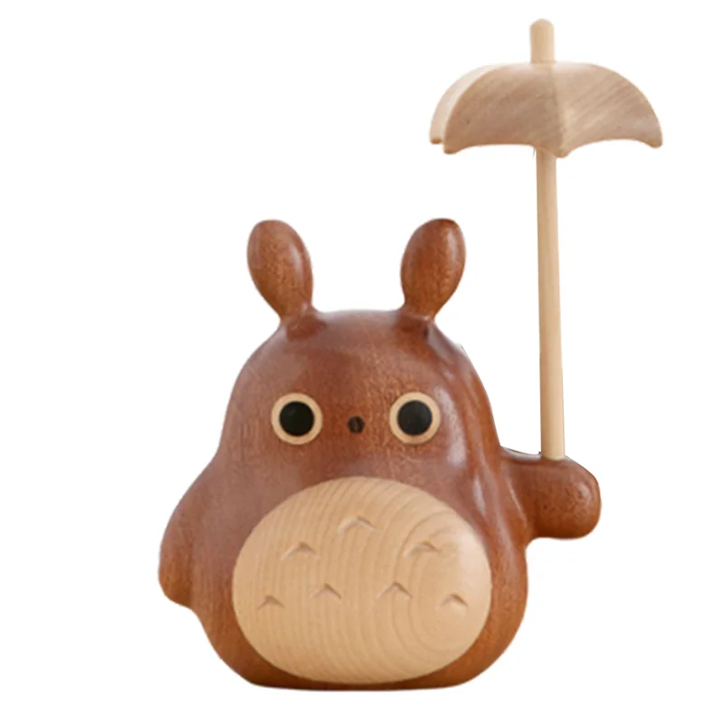 KYCOR-Decorations Cute Home Desktop Decorations Solid Wood Stitching Ornaments