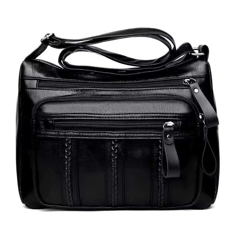 Middle aged women's bag, mother's bag, 2024 new summer bag, women's fashionable and simple shoulder bag, crossbody bag
