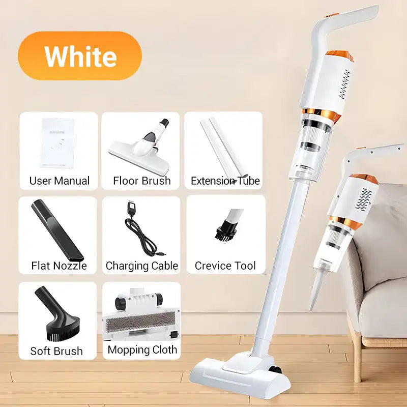 Multipurpose Cordless Vacuum Cleaner ForHousehold&Car High-Power Rechargeable Cleaning Machine Dry Wet Dual-use Portable Sweeper
