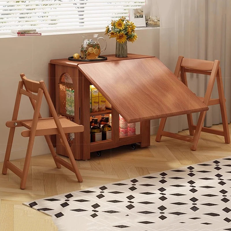 Modern Simple Dining Table Luxury Style Decoration Folding Tables Minimalist European Mesas Pegables Portatil Kitchen Furniture