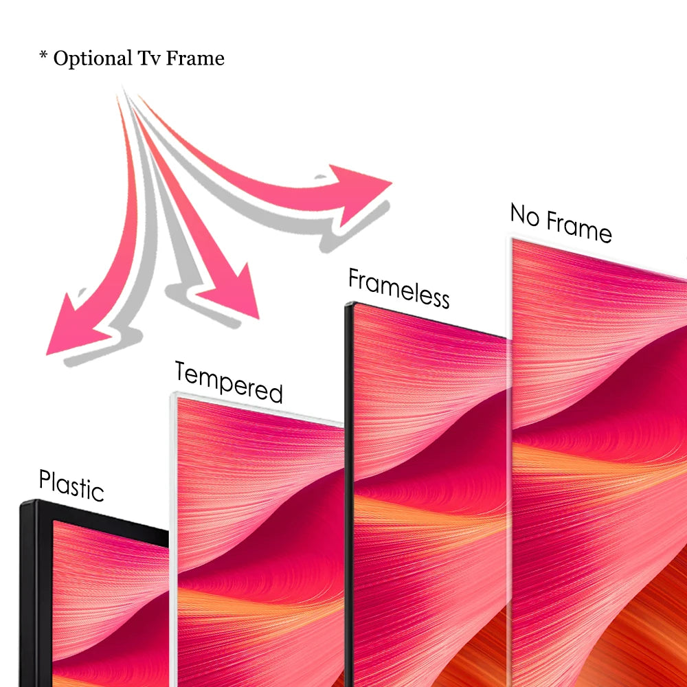 Hitv Smart Display 65 Inch TV Narrow Screen 4K LED Flat Screen Android WebOS Smart Television