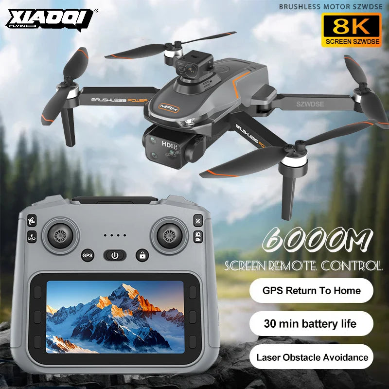 2025 New A22 Drone GPS 8K Professional HD 360° Dual Cameras 5G WIFI Brushless Laser Obstacle Avoidance Foldable Quadcopter Toys