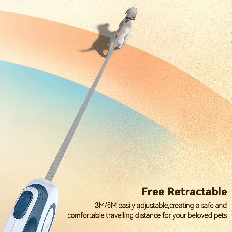 Traction Rope Dog Accessories Automatic Scalable Pet Supplies Flexibility Lightweight Travel Wear Resistant Pet Accessories