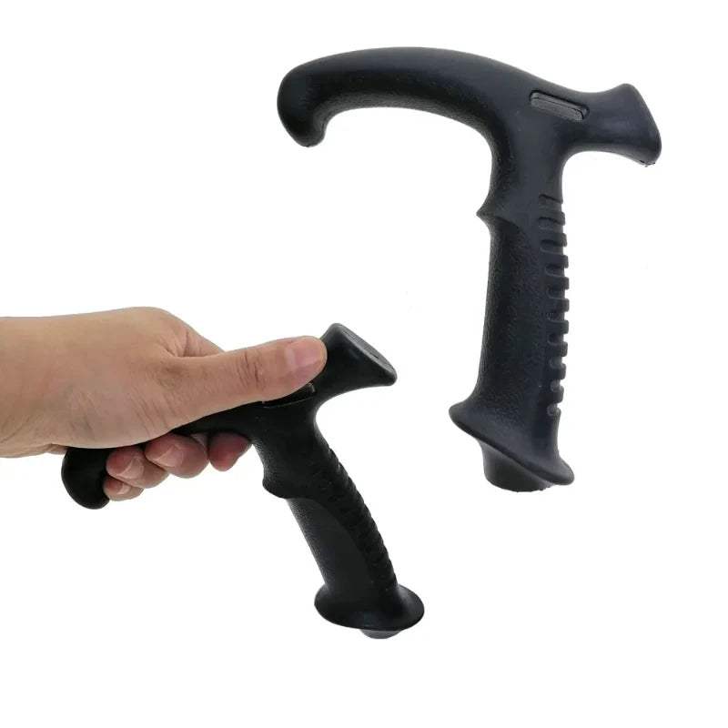 Trekking Poles Shock Absorption Foldable Ultralight Hiking Pole Suitable Converter Trekking Pole Handle Grip for Hiking Climbing
