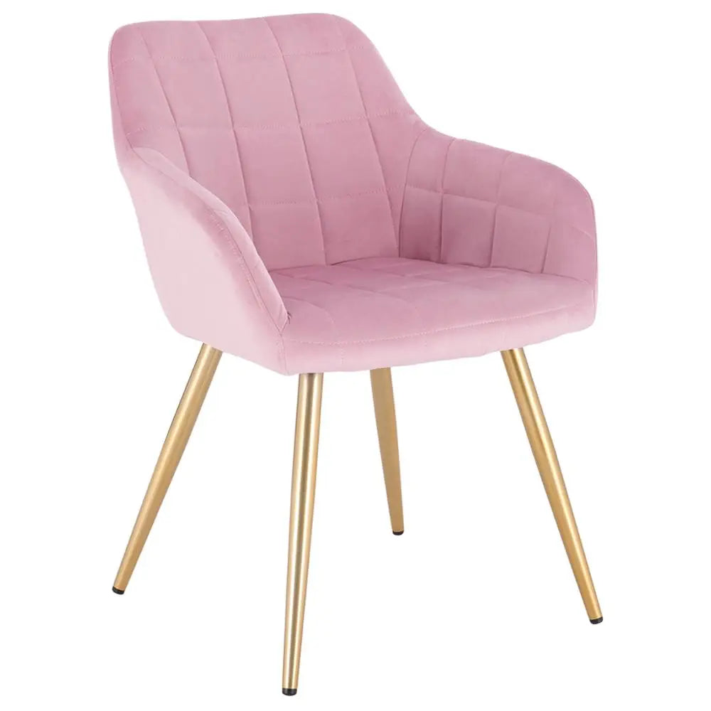 1PC Dining Chair Steel Legs Tub Chair Armchair Backrest Leisure Counter Lounge Living Room Chair Restaurant Kitchen Furniture