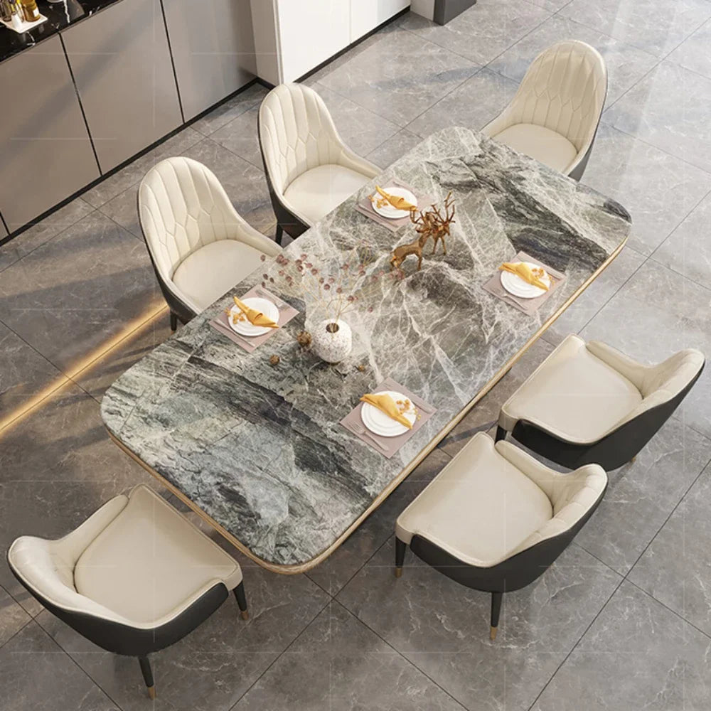 Luxury Organiser Dining Tables Living Waterproof Heat Resistance Dining Tables Nordic Design Muebles Para El Hogar Furnitures