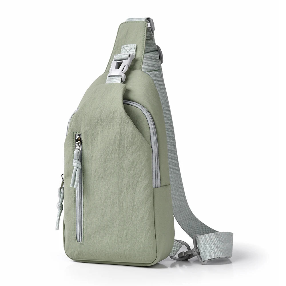 Men's casual messenger bag-multifunctional chest bag，suitable for outdoor sports,cycling and daily commuting,daily commuter bag