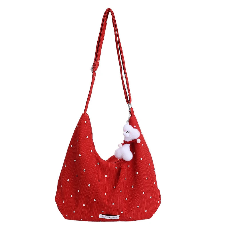 Handbags for women. Leisure bag women's 2025 new trend line light cloth shoulder bag large capacity class commuter tote bag