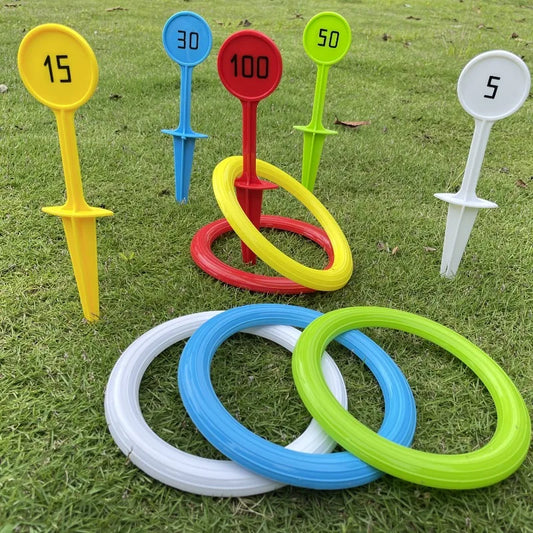 1 set of outdoor beach sports throwing rings, grass game equipment, ring throwing games,Suitable for outdoor courtyards games