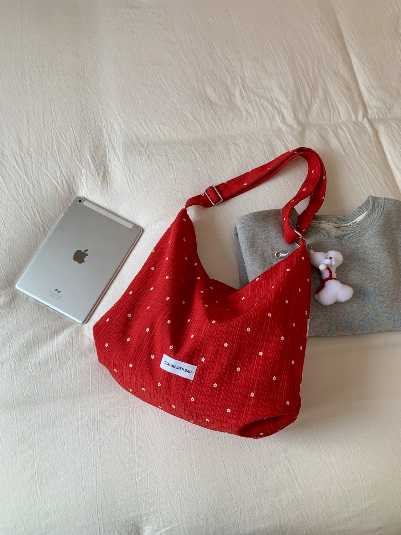 Handbags for women. Leisure bag women's 2025 new trend line light cloth shoulder bag large capacity class commuter tote bag