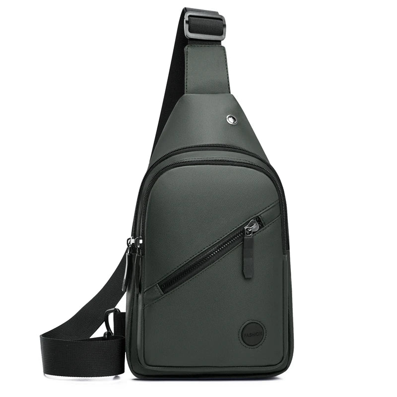 Men's Chest Bag - Suitable for outdoor sports, cycling, and daily commuting, adjustable shoulder bag, crossbody bag