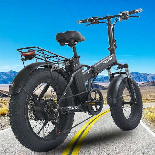 20" Folding e-bike Men and Women 1000W motor 45km/h and 48V 18Ah Removable lithium-ion Electric Bike Bicycle 7-speed