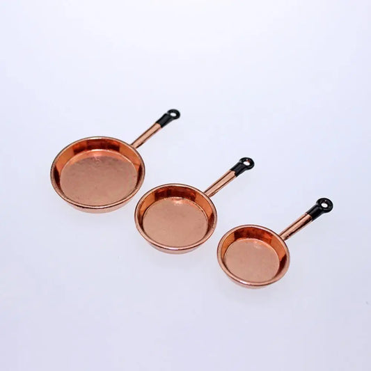 Kettle 1:12 Mini Kitchen Utensils Sets 1:12 Scale Cookware Doll Kitchen Set Alloy Mini Mini Kitchen Cooking Kit