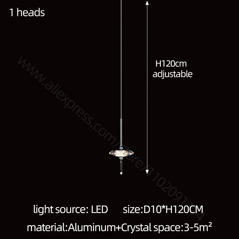Led Chandelier Home Decoration Lighting Hanging Lamps Living Room Indoor Gloss Island Kitchen Lamps Chrome Staircase Chandelier
