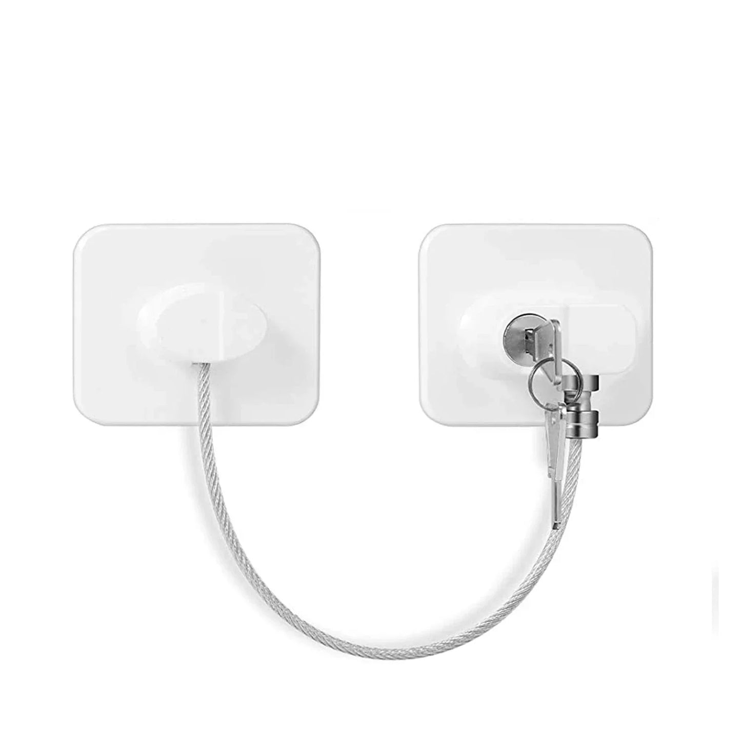 Refrigerator Door Lock, Child Proof Fridge Door Lock for Kitchen Freezer, Cabinets and Drawers, Air Oven Air Fryer, Closets