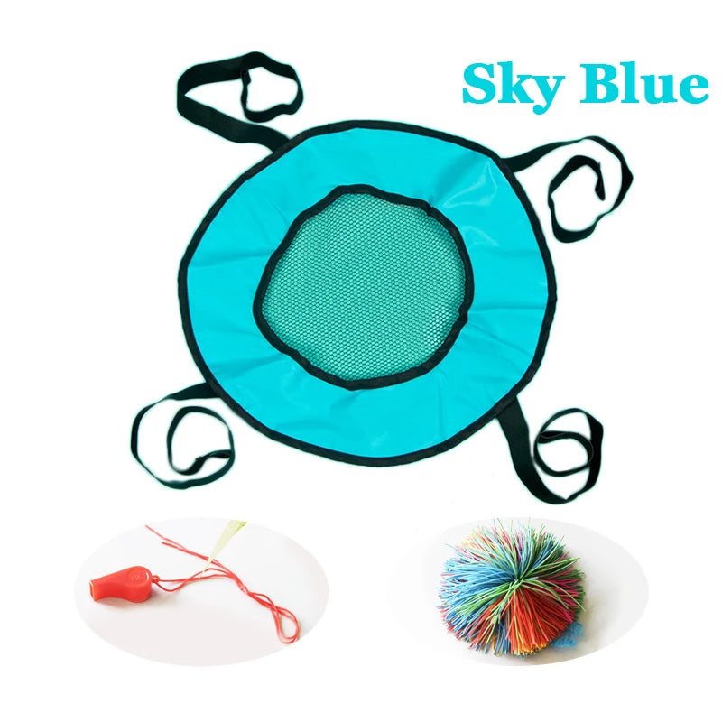 Outdoor Games Two-Player Interactive Throw and Catch Bounce Ball Children Kindergarten Sensory Integration Training Sports Toys