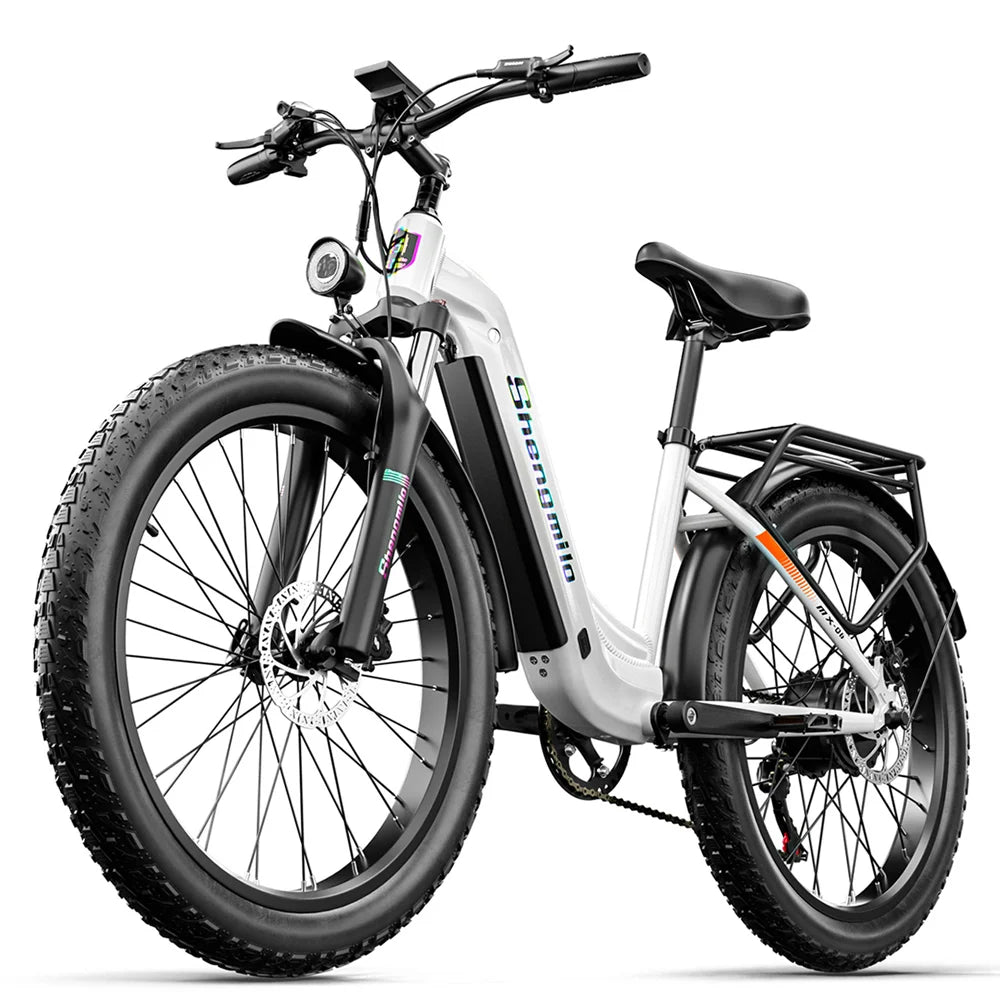 Shengmilo S700 2000W Electric Mountain Bike 26 Inch Fat Tires, 48V17AH Battery, 7 Speed Adult Male E-bike 50kmThree Riding Mode