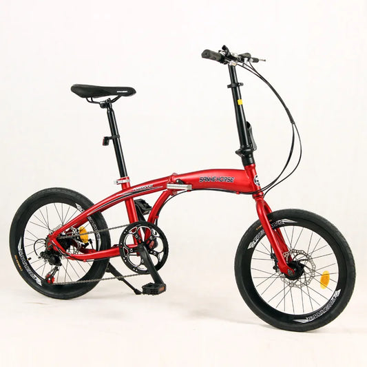 Folding Variable-Speed Bicycle for Male and Female Students, Lightweight and Portable, Cross-border Export for Driving, 20 in