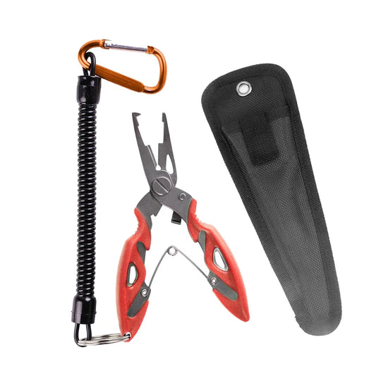Fishing Pliers Tools Accessories for Goods Tackle Pliers Vise Knitting Flies Scissors Braid Set Fish  Tongs Multifunction
