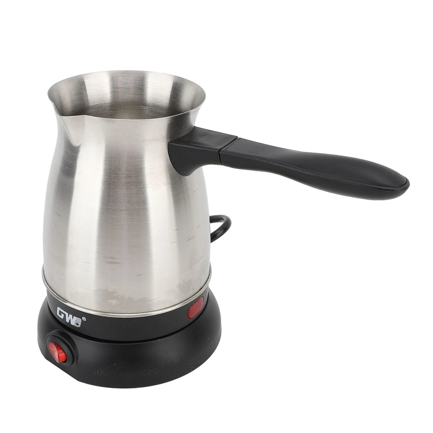 Electric Coffee Maker Electric Coffee Pot Ergonomic Handle 600ML Stainless Steel Turkish Coffee Maker Kettle for Home