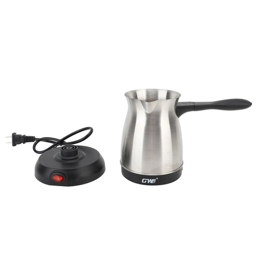 Electric Coffee Maker Electric Coffee Pot Ergonomic Handle 600ML Stainless Steel Turkish Coffee Maker Kettle for Home