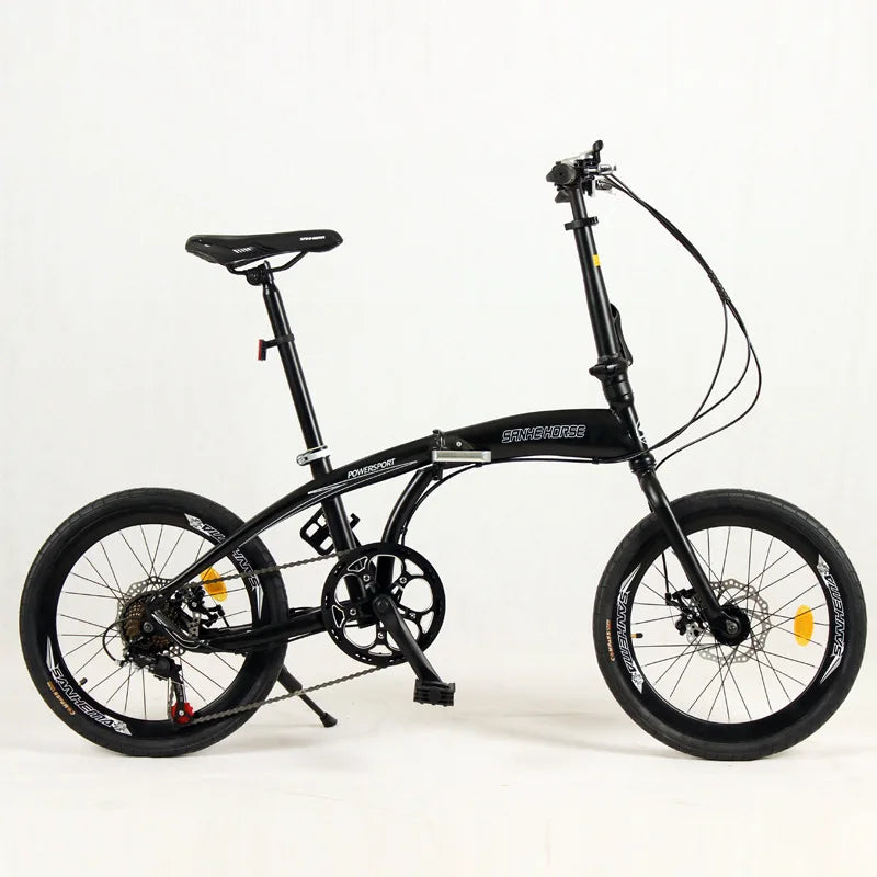 Folding Variable-Speed Bicycle for Male and Female Students, Lightweight and Portable, Cross-border Export for Driving, 20 in