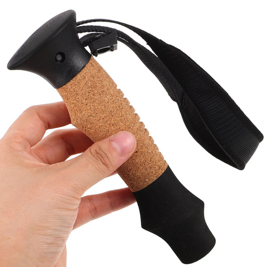 Trekking Pole Handle Climbing Walking Stick Wrist Strap Crutch Cane Handle Adapter for Hiking Walking Stick Cane Climbing Rod