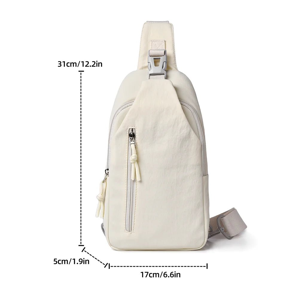 Men's casual messenger bag-multifunctional chest bag，suitable for outdoor sports,cycling and daily commuting,daily commuter bag