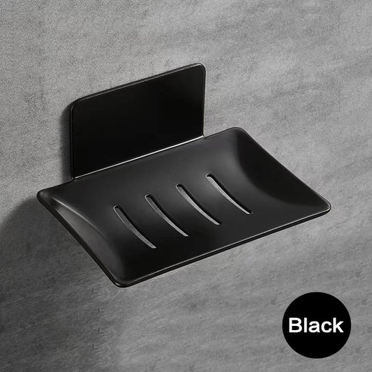 Bathroom soap box, soap box, wall-mounted non-drilling storage rack, drainage, bathroom washbasin, wall storage